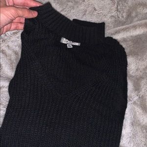 Slashed sweater